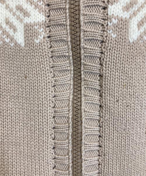 MONCLER（モンクレール）MONCLER (モンクレール) MAGLIONE TRICOT CARDIGAN ベージュ サイズ:Sの古着・服飾アイテム