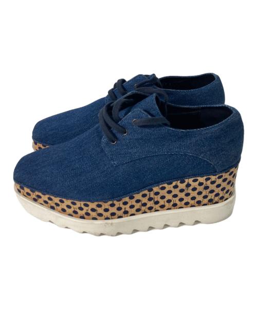 STELLA McCARTNEY（ステラマッカートニー）STELLA McCARTNEY (ステラマッカートニー) レースアップシューズ ネイビー サイズ:38の古着・服飾アイテム