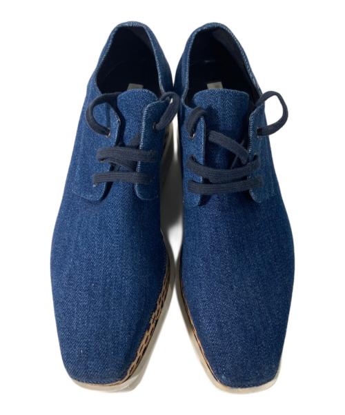 STELLA McCARTNEY（ステラマッカートニー）STELLA McCARTNEY (ステラマッカートニー) レースアップシューズ ネイビー サイズ:38の古着・服飾アイテム
