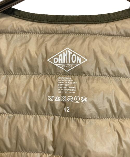 DANTON（ダントン）DANTON (ダントン) ダウンジャケット オリーブ サイズ:42の古着・服飾アイテム