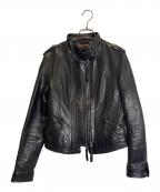 goaゴア）の古着「ラムレザージャケット」｜ブラック