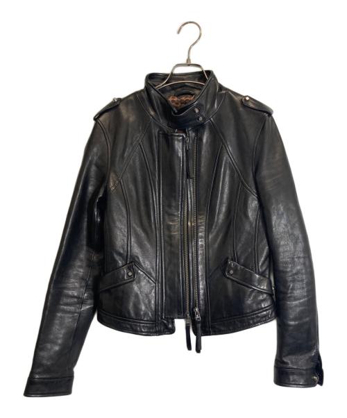 goa（ゴア）goa (ゴア) ラムレザージャケット ブラック サイズ:Mの古着・服飾アイテム