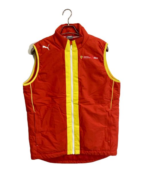 PUMA（プーマ）PUMA (プーマ) Ferrari (フェラーリ) ベスト オレンジ サイズ:Sの古着・服飾アイテム
