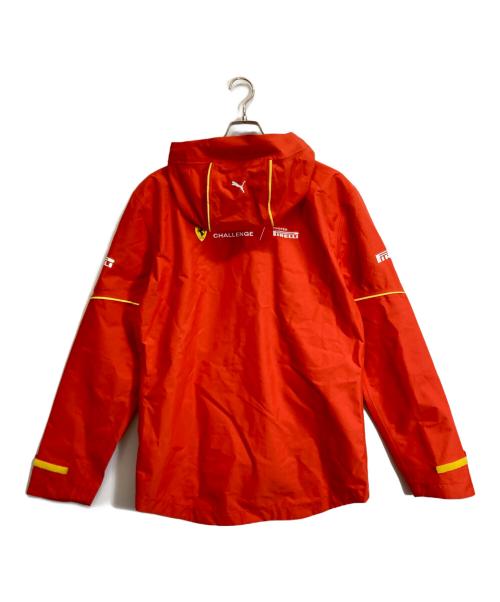 PUMA（プーマ）PUMA (プーマ) Ferrari (フェラーリ) ナイロンジャケット オレンジ サイズ:Mの古着・服飾アイテム