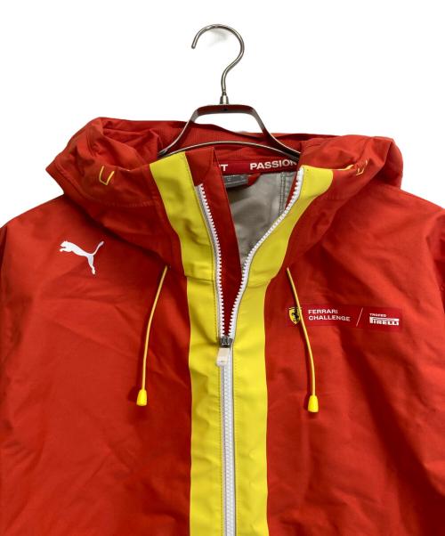 PUMA（プーマ）PUMA (プーマ) Ferrari (フェラーリ) ナイロンジャケット オレンジ サイズ:Mの古着・服飾アイテム