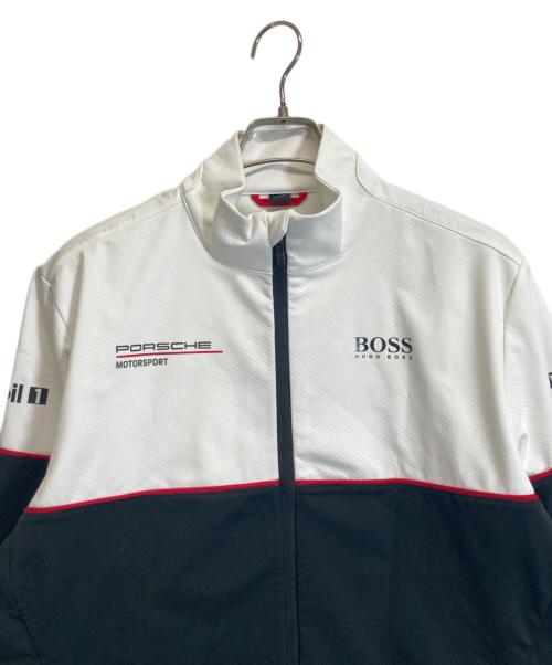 HUGO BOSS（ヒューゴ ボス）HUGO BOSS (ヒューゴ ボス) PORSCHE (ポルシェ) ジャケット ホワイト サイズ:Lの古着・服飾アイテム