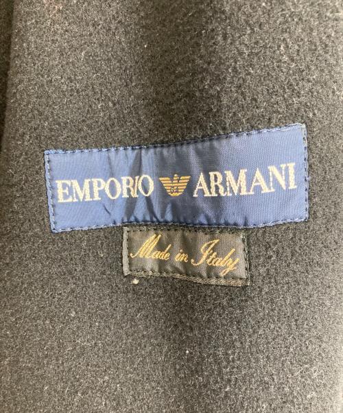 EMPORIO ARMANI（エンポリオ アルマーニ）EMPORIO ARMANI (エンポリオ アルマーニ) ウールコート ブラック サイズ:44の古着・服飾アイテム