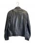 VANSON (バンソン) シングルライダースジャケット ブラック サイズ:44：55000円