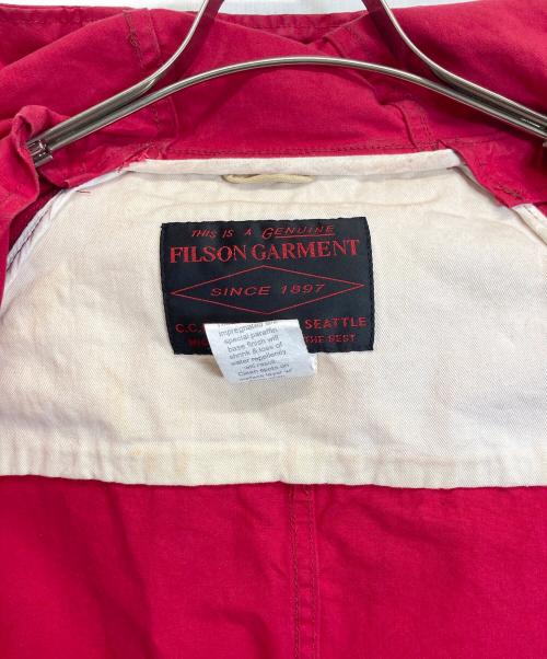 FILSON GARMENT（フィルソン ガーメント）FILSON GARMENT (フィルソン ガーメント) ジャケット レッド サイズ:38の古着・服飾アイテム
