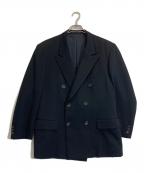 Yohji Yamamoto pour hommeヨウジヤマモト プールオム）の古着「ウールダブルジャケット」｜ブラック
