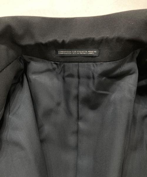 Yohji Yamamoto pour homme（ヨウジヤマモト プールオム）Yohji Yamamoto pour homme (ヨウジヤマモト プールオム) ウールダブルジャケット ブラック サイズ:Sの古着・服飾アイテム