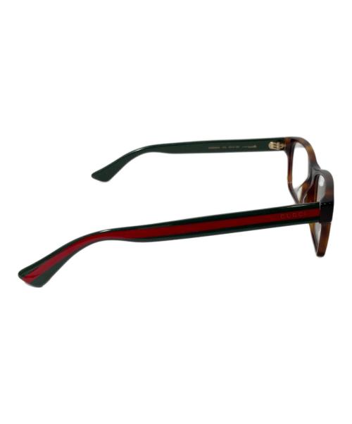GUCCI（グッチ）GUCCI (グッチ) 眼鏡 グリーン サイズ:57□17-150の古着・服飾アイテム