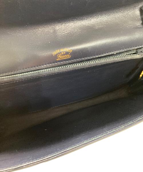 GUCCI（グッチ）GUCCI (グッチ) クラッチバッグ ブラックの古着・服飾アイテム