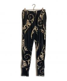 DRIES VAN NOTEN（ドリスヴァンノッテン）の古着「総柄スウェットパンツ」｜ブラック