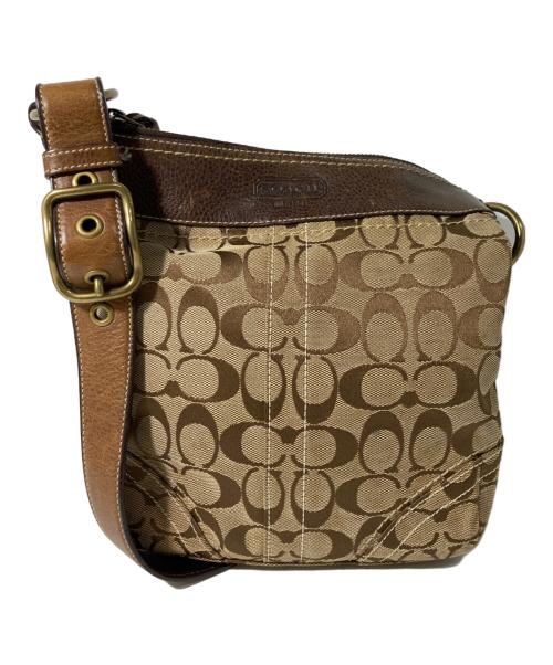 COACH（コーチ）COACH (コーチ) ショルダーバッグ ブラウンの古着・服飾アイテム