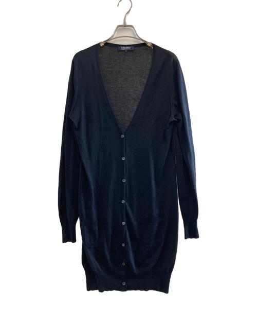 'S Max Mara（エスマックスマーラ）'S Max Mara (エスマックスマーラ) ロングニットカーディガン ブラック サイズ:Lの古着・服飾アイテム