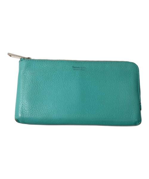 TIFFANY & Co.（ティファニー）Tiffany & Co. (ティファニー) 長財布 スカイブルーの古着・服飾アイテム