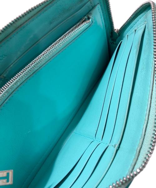 TIFFANY & Co.（ティファニー）Tiffany & Co. (ティファニー) 長財布 スカイブルーの古着・服飾アイテム