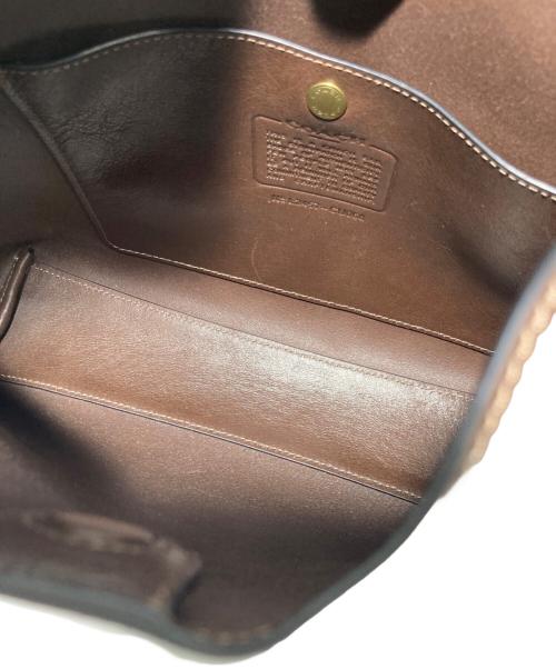 COACH（コーチ）COACH (コーチ) ブルックリン ショルダーバック ブラウンの古着・服飾アイテム
