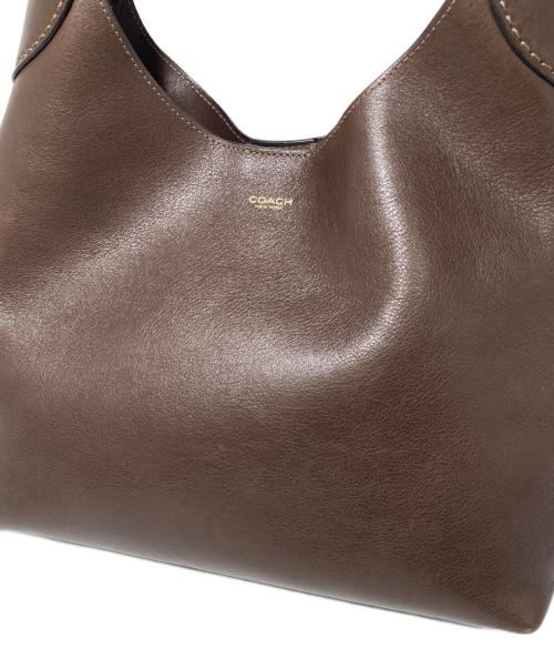 COACH（コーチ）COACH (コーチ) ブルックリン ショルダーバック ブラウンの古着・服飾アイテム
