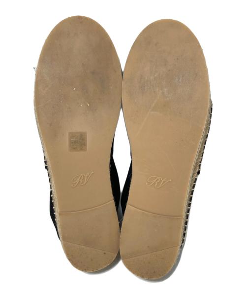 Roger Vivier（ロジェ ヴィヴィエ）Roger Vivier (ロジェ ヴィヴィエ) エスパドリーユ ブラック サイズ:24.5の古着・服飾アイテム