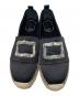 Roger Vivier (ロジェ ヴィヴィエ) エスパドリーユ ブラック サイズ:24.5：8000円
