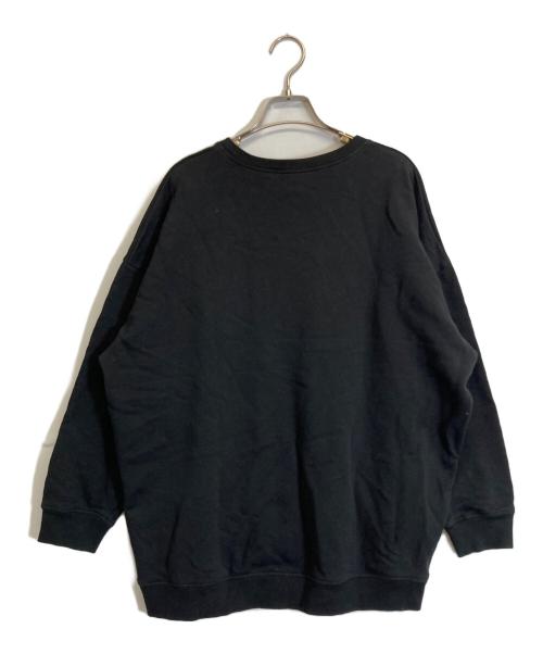 RED VALENTINO（レッドヴァレンティノ）RED VALENTINO (レッドヴァレンティノ) スウェット ブラック サイズ:Lの古着・服飾アイテム