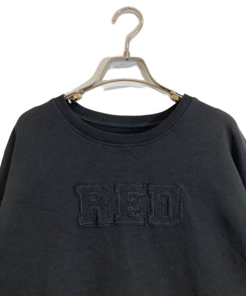 RED VALENTINO（レッドヴァレンティノ）RED VALENTINO (レッドヴァレンティノ) スウェット ブラック サイズ:Lの古着・服飾アイテム