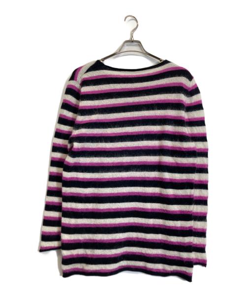MARNI（マルニ）MARNI (マルニ) ボーダーニット パープル サイズ:44の古着・服飾アイテム