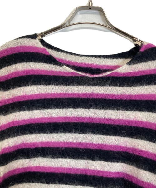 MARNI（マルニ）MARNI (マルニ) ボーダーニット パープル サイズ:44の古着・服飾アイテム