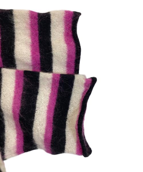 MARNI（マルニ）MARNI (マルニ) ボーダーニット パープル サイズ:44の古着・服飾アイテム