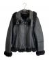 DIESEL（ディーゼル）の古着「ラムレザージャケット」｜ブラック