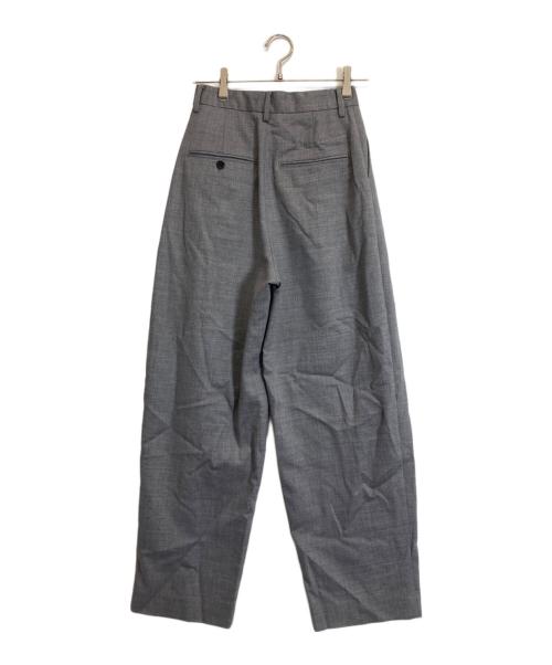 LE CIEL BLEU（ルシェルブルー）LE CIEL BLEU (ルシェルブルー) タックパンツ グレー サイズ:３４の古着・服飾アイテム
