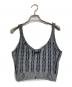 DIESEL（ディーゼル）の古着「ロゴニットビスチェ」｜グレー