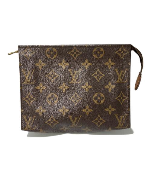 LOUIS VUITTON（ルイ ヴィトン）LOUIS VUITTON (ルイ ヴィトン) ポシェットトワレット19 ブラウンの古着・服飾アイテム