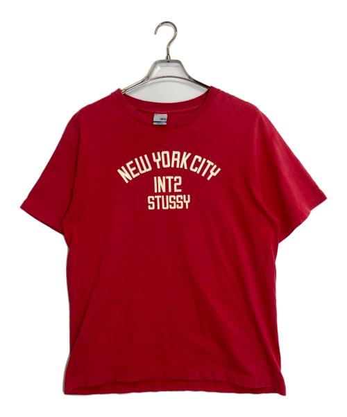stussy（ステューシー）stussy (ステューシー) Tシャツ レッド サイズ:Lの古着・服飾アイテム