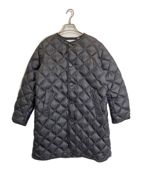 Gymphlex（ジムフレックス）Gymphlex (ジムフレックス) ハンドキルトダウン ノーカラーコート ブラック サイズ:14の古着・服飾アイテム