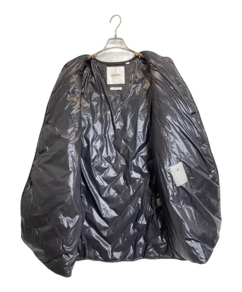 Gymphlex（ジムフレックス）Gymphlex (ジムフレックス) ハンドキルトダウン ノーカラーコート ブラック サイズ:14の古着・服飾アイテム