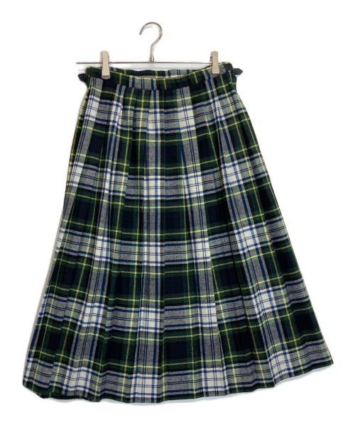 O'NEIL OF DUBLIN（オニールオブダブリン）O'NEIL OF DUBLIN (オニールオブダブリン) キルトスカート グリーン サイズ:38の古着・服飾アイテム