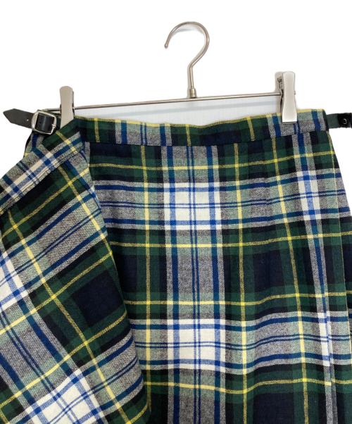 O'NEIL OF DUBLIN（オニールオブダブリン）O'NEIL OF DUBLIN (オニールオブダブリン) キルトスカート グリーン サイズ:38の古着・服飾アイテム