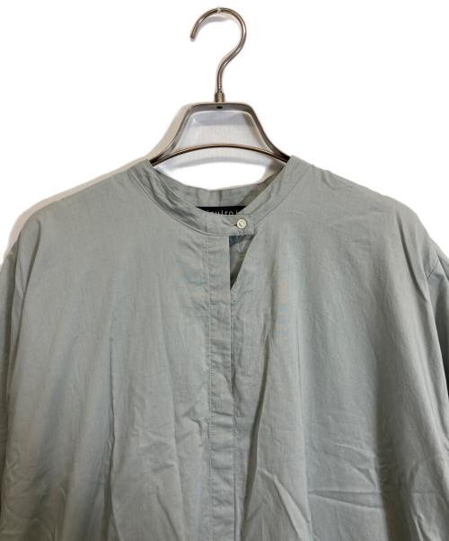mizuiro-ind（ミズイロインド）mizuiro-ind (ミズイロインド) シャツワンピース ブルー サイズ:-の古着・服飾アイテム
