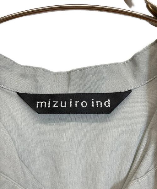 mizuiro-ind（ミズイロインド）mizuiro-ind (ミズイロインド) シャツワンピース ブルー サイズ:-の古着・服飾アイテム