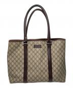 GUCCIグッチ）の古着「トートバッグ」｜ベージュ