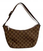 GUCCIグッチ）の古着「GGキャンバス ミニショルダーバッグ」｜ベージュ