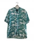 stussyステューシー）の古着「アロハシャツ」｜グリーン