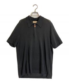 中古・古着通販】HERMES (エルメス) ポロシャツ ネイビー サイズ:L