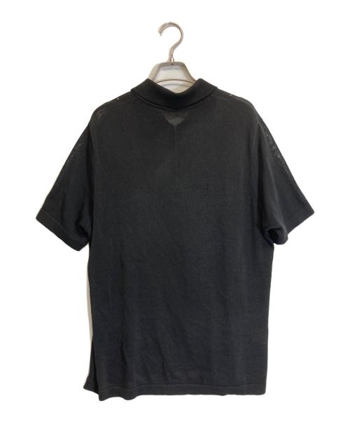HERMES（エルメス）HERMES (エルメス) ハーフジップシャツ ブラック サイズ:Sの古着・服飾アイテム