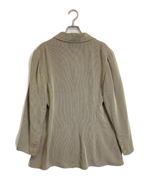 HERMES（エルメス）HERMES (エルメス) 5ボタンジャケット ベージュ サイズ:44の古着・服飾アイテム