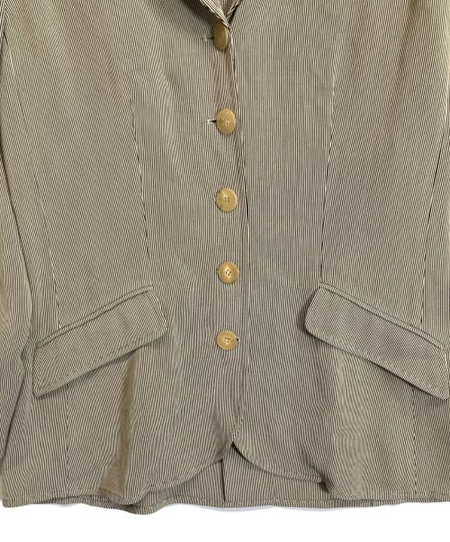 HERMES（エルメス）HERMES (エルメス) 5ボタンジャケット ベージュ サイズ:44の古着・服飾アイテム