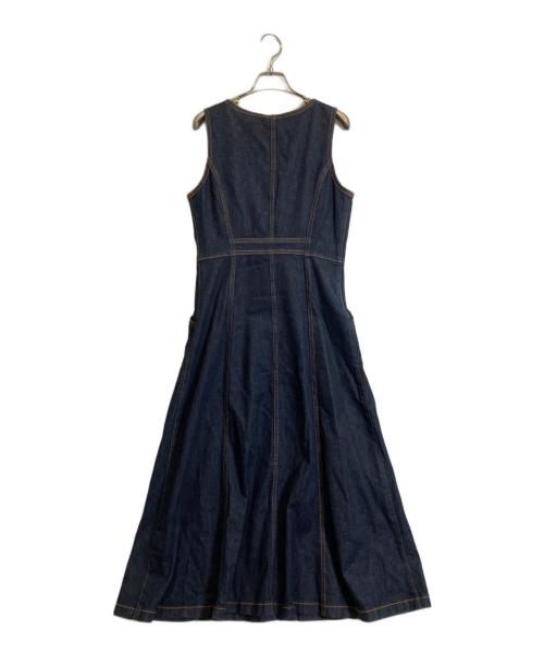 BLUE LABEL CRESTBRIDGE（ブルーレーベルクレストブリッジ）BLUE LABEL CRESTBRIDGE (ブルーレーベルクレストブリッジ) レストブリッジ デニムワンピース インディゴ サイズ:38の古着・服飾アイテム